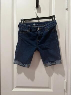 Wonder Nation Dark Blue Denim Bermuda Shorts Size 12